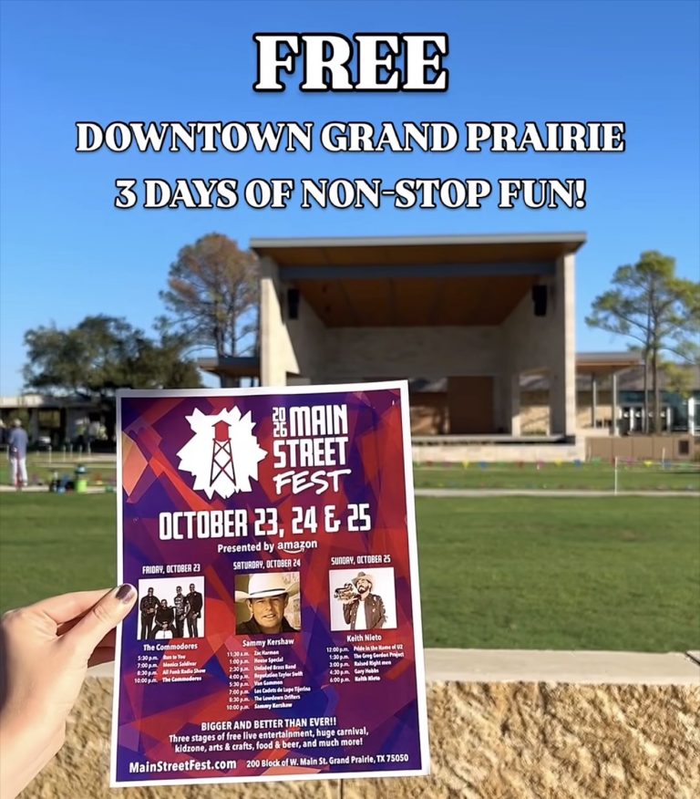 Lễ Hội Main Street Fest 2026 – Điểm Đến Không Thể Bỏ Lỡ Cuối Tuần Này Tại Grand Prairie